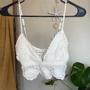 Crochet crop top